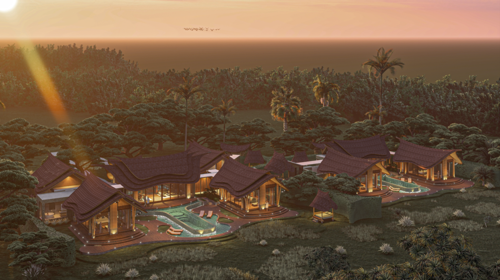 Maisang resorts aerial veiw